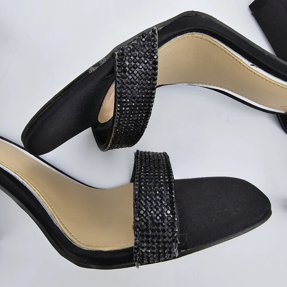 Jewel Badgley Mischka Women's Keshia III Heeled Sandals, Black, Women's 6.5 - Picture 10 of 16